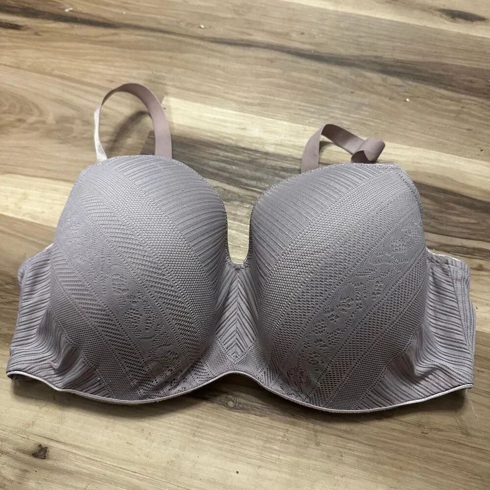 Thirdlove gray everyday lace T-shirt 40E full figure bra